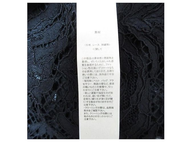 Autre Marque Camisa de manga larga de encaje REKISAMI Negro - vista 19