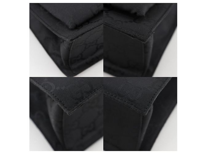 Borsa Tote Gucci GG Canvas Nero - vista 4