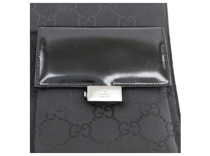 Borsa Tote Gucci GG Canvas Nero - vista 8