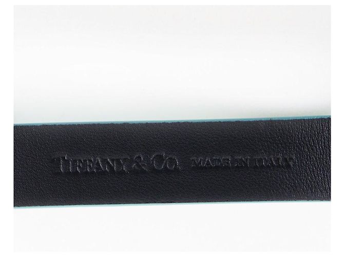 Tiffany & Co Portachiavi in metallo e pelle Tiffany Blu - vista 10