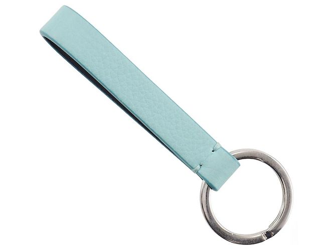 Tiffany & Co Portachiavi in metallo e pelle Tiffany Blu - vista 2