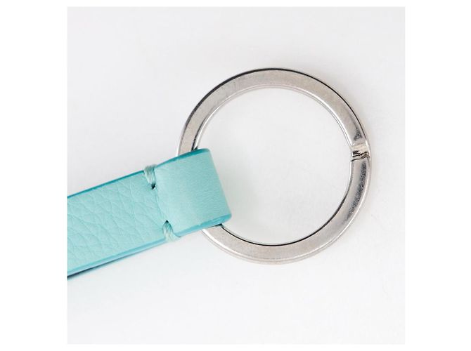 Tiffany & Co Portachiavi in metallo e pelle Tiffany Blu - vista 7