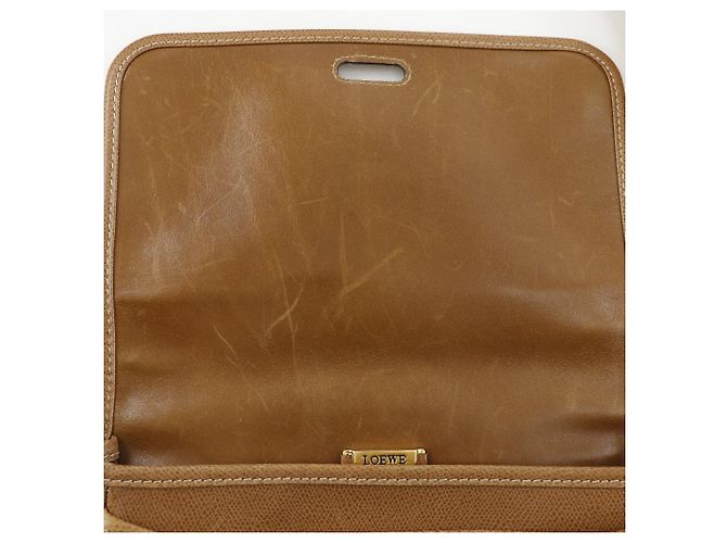 Loewe Anagram Calf 2way Schultertasche Braun - Ansicht 16