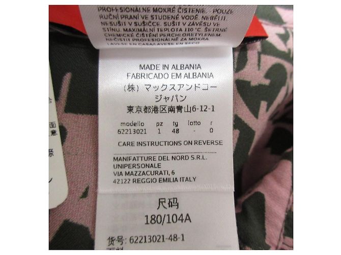 Autre Marque MAX&Co. Abito camicia lungo a maniche lunghe GLENDA Rosa Verde Cachi - vista 11