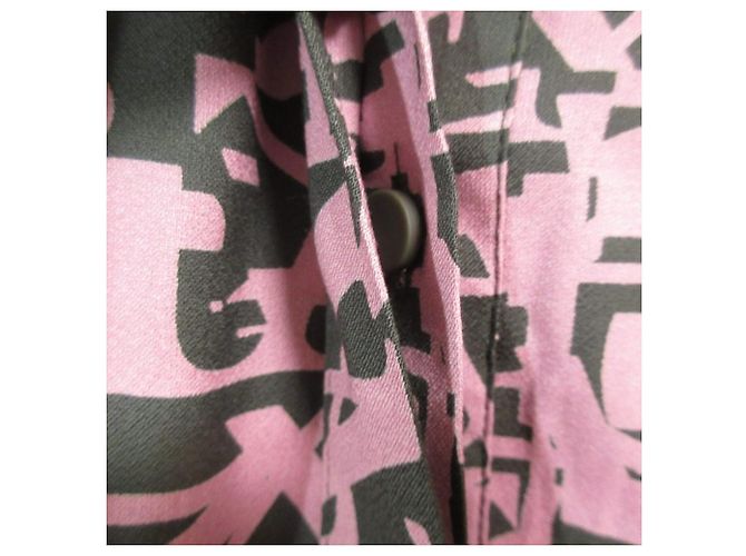 Autre Marque MAX&Co. Abito camicia lungo a maniche lunghe GLENDA Rosa Verde Cachi - vista 5