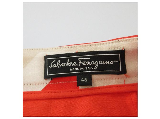 Falda Ajustada de Pata de Gallo Salvatore Ferragamo Multicolor - vista 4