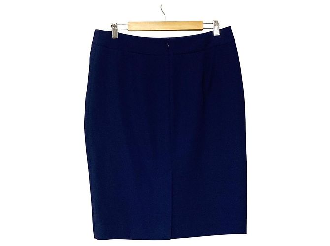 Falda stretch longitud rodilla Armani Collezioni Azul - vista 2