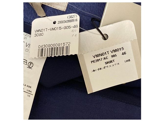 Falda stretch longitud rodilla Armani Collezioni Azul - vista 4