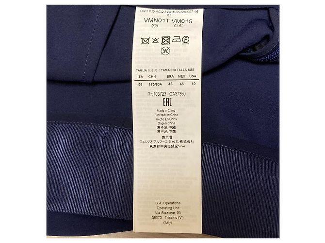 Falda stretch longitud rodilla Armani Collezioni Azul - vista 5