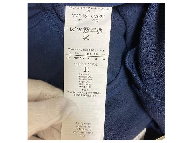 Armani Collezioni Conjunto sin cuello Azul Azul marino - vista 12