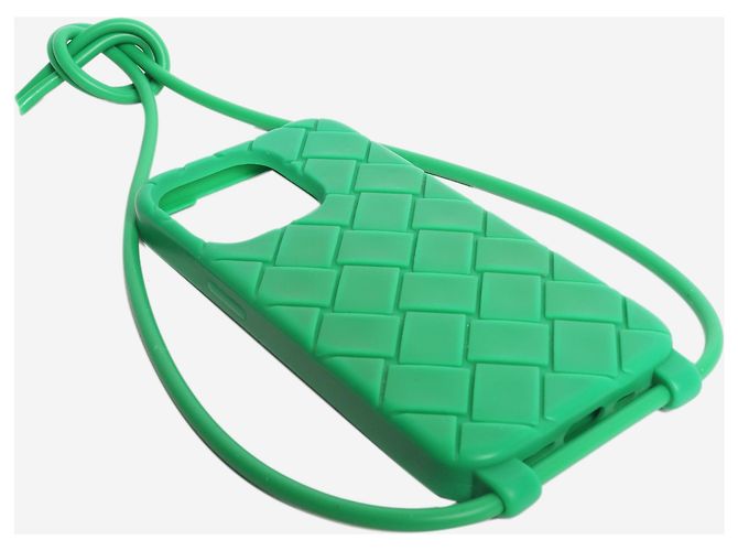 Bottega Veneta Custodia Parakeet per iPhone 16 Pro Verde - vista 2