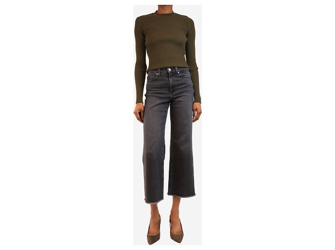 Paige Jeans Vaqueros Anessa gris oscuro - talla UK 6 - vista 2