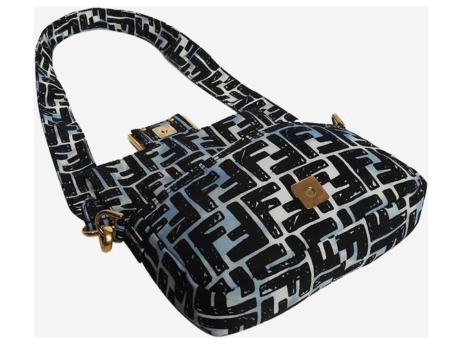 Fendi Mini Baguette-Tasche mehrfarbig Mehrfarben - Ansicht 5