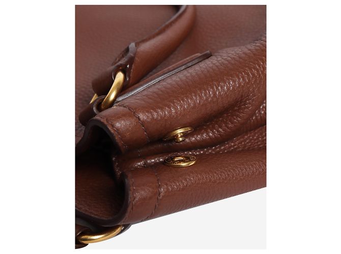Prada Borsa con manico superiore in Vitello Daino marrone - vista 10