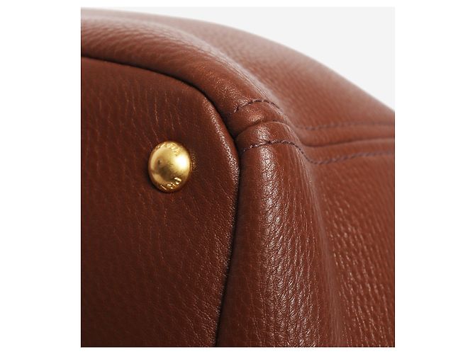 Prada Borsa con manico superiore in Vitello Daino marrone - vista 5