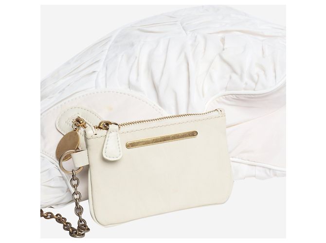 Stella Mc Cartney Borsa bianca in nylon con manico superiore Bianco - vista 4