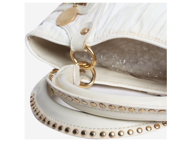 Stella Mc Cartney Borsa bianca in nylon con manico superiore Bianco - vista 6
