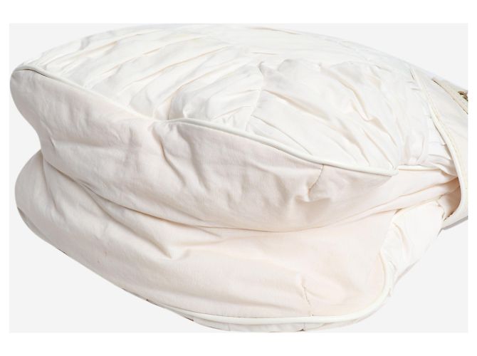 Stella Mc Cartney Borsa bianca in nylon con manico superiore Bianco - vista 7