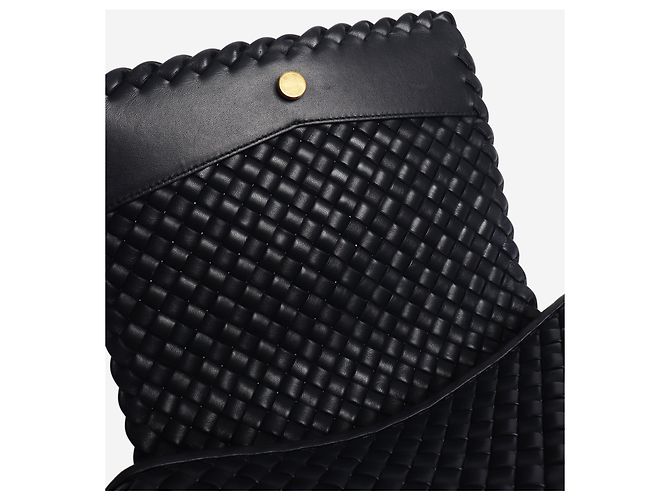 Bottega Veneta Borsa a tracolla Liberta in pelle Navy Nero - vista 5
