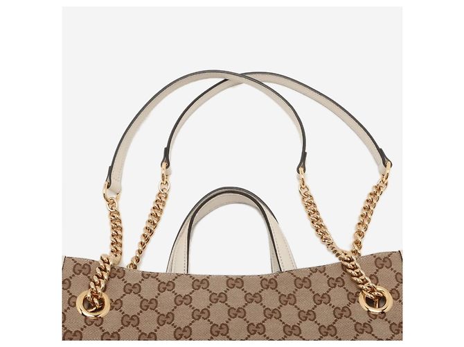 Gucci Borsa 2way Horsebit 1955 in canvas GG marrone - vista 11
