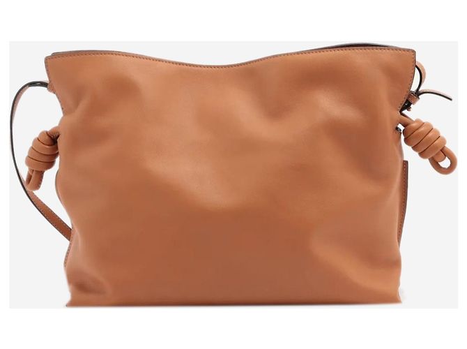 Loewe Borsa a tracolla Flamenco in pelle Tan Marrone - vista 2