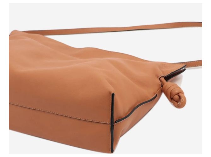 Loewe Borsa a tracolla Flamenco in pelle Tan Marrone - vista 3