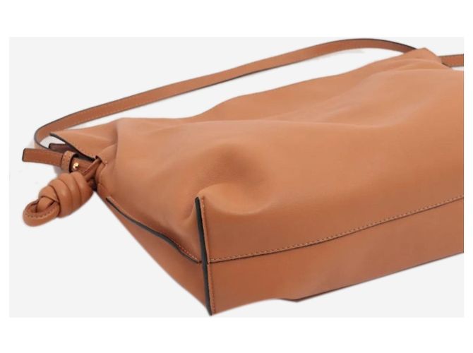 Loewe Borsa a tracolla Flamenco in pelle Tan Marrone - vista 4