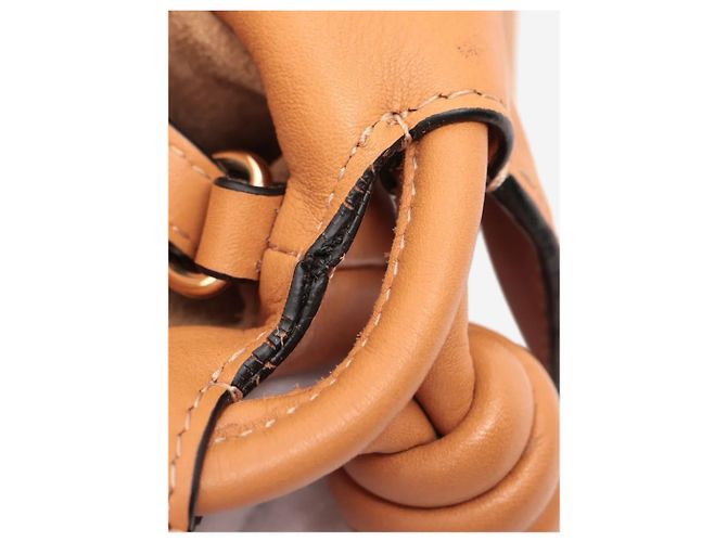 Loewe Borsa a tracolla Flamenco in pelle Tan Marrone - vista 6