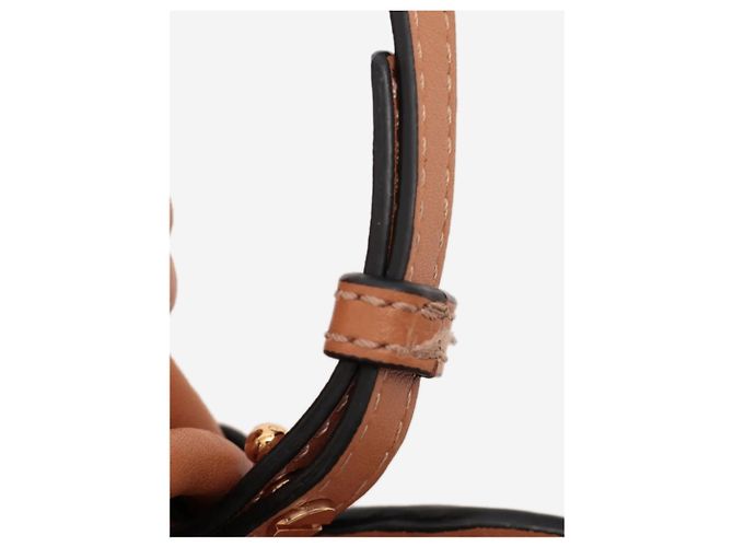 Loewe Borsa a tracolla Flamenco in pelle Tan Marrone - vista 7