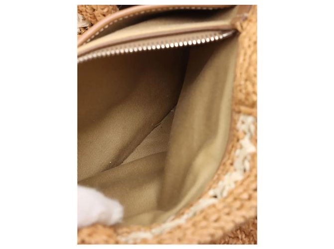 Prada Canapa Raffia Tote Bag Neutral - Ansicht 8