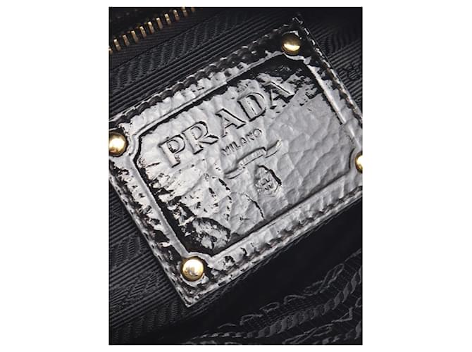 Prada Borsa a tracolla in nylon nero - vista 4