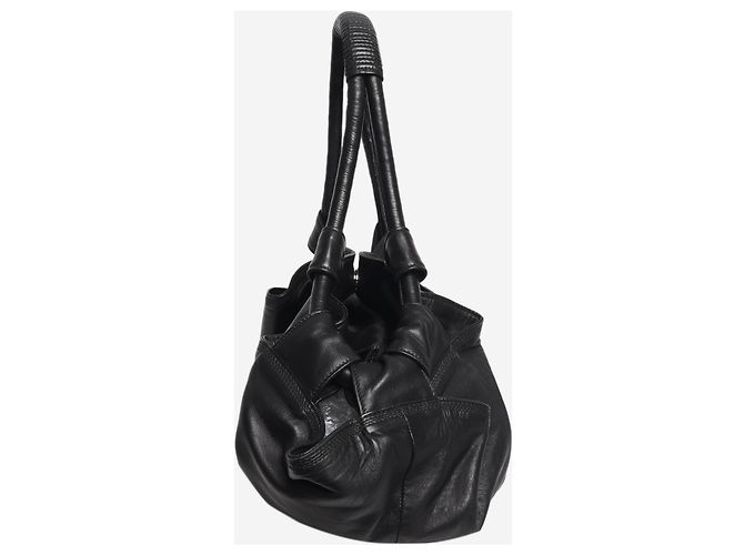 Loewe Borsa a tracolla in pelle nappa Aire nera Nero - vista 2