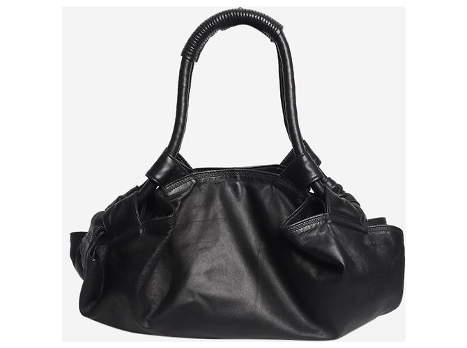 Loewe Borsa a tracolla in pelle nappa Aire nera Nero - vista 3
