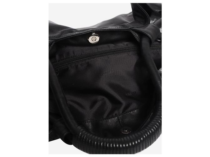 Loewe Borsa a tracolla in pelle nappa Aire nera Nero - vista 6