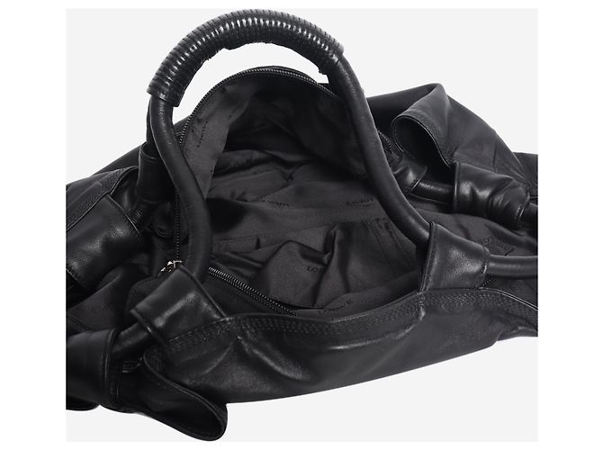 Loewe Borsa a tracolla in pelle nappa Aire nera Nero - vista 7