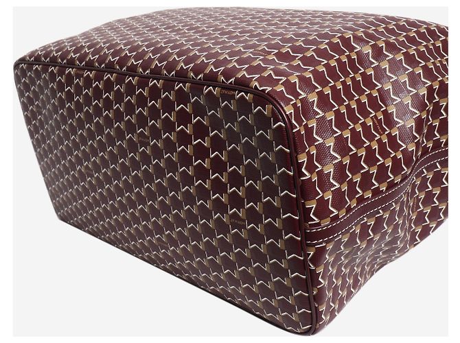 Moynat Tote PM Burgundy M Bordò - vista 4