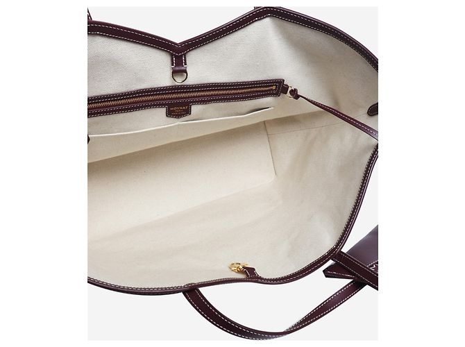 Moynat Tote PM Burgundy M Bordò - vista 5