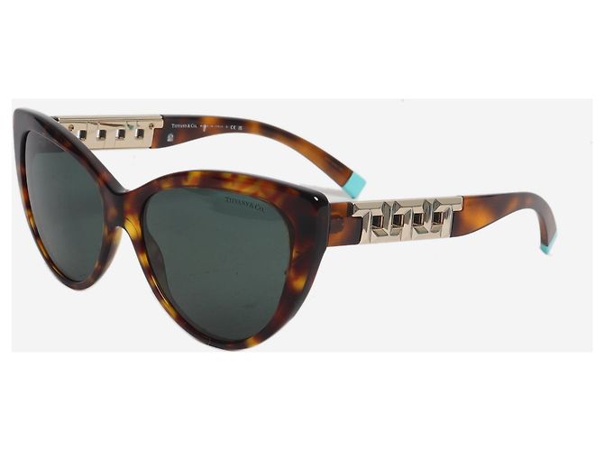 Tiffany & Co Brown TF4196 tortoise shell sunglasses - view 2