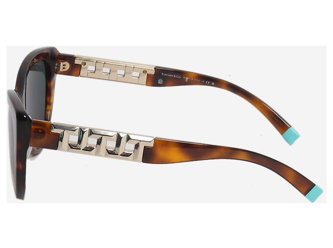 Tiffany & Co Brown TF4196 tortoise shell sunglasses - view 3