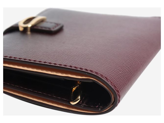 Delvaux Cartera compacta Léonce degradado burdeos - vista 3