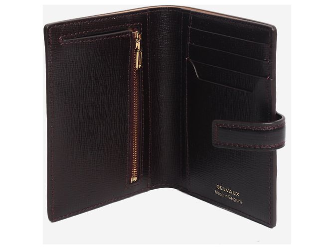 Delvaux Cartera compacta Léonce degradado burdeos - vista 5