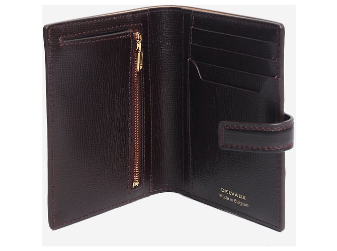 Delvaux Cartera compacta Léonce degradado burdeos - vista 6