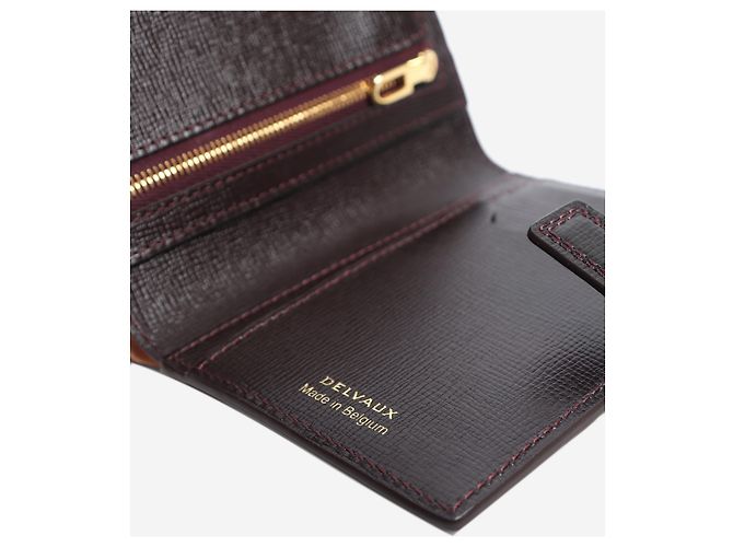 Delvaux Cartera compacta Léonce degradado burdeos - vista 7
