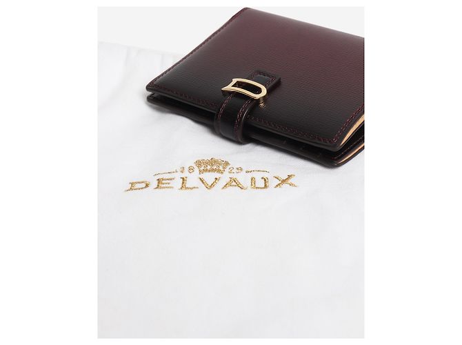 Delvaux Cartera compacta Léonce degradado burdeos - vista 9