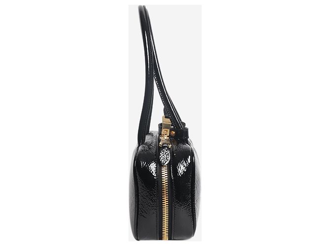 Miu Miu Borsa Beau con manico in vernice nera Nero - vista 2