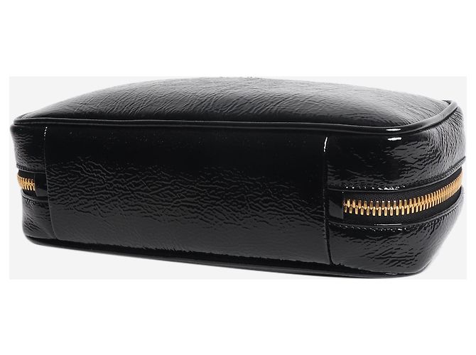 Miu Miu Borsa Beau con manico in vernice nera Nero - vista 4