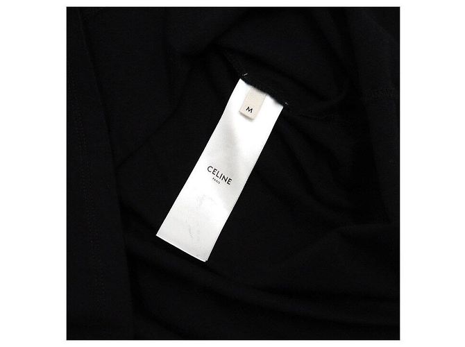 Céline Canotta in cotone stampata da uomo Nero - vista 6