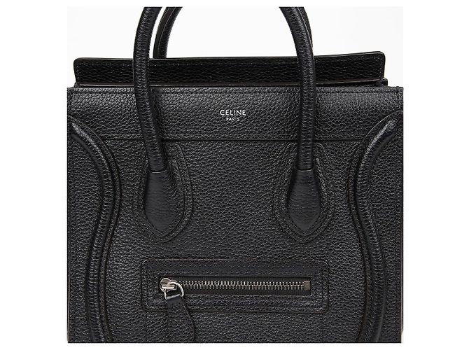 Céline Borsa a Spalla Nano Tote Nero - vista 3