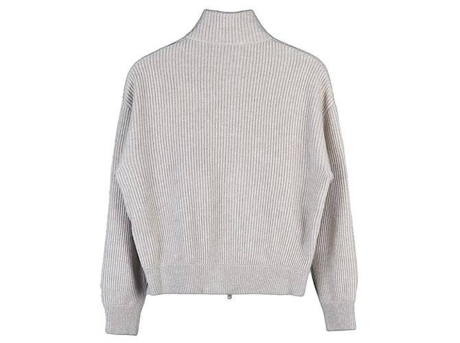 Brunello Cucinelli Kaschmir-Strick für Damen Silber - Ansicht 2