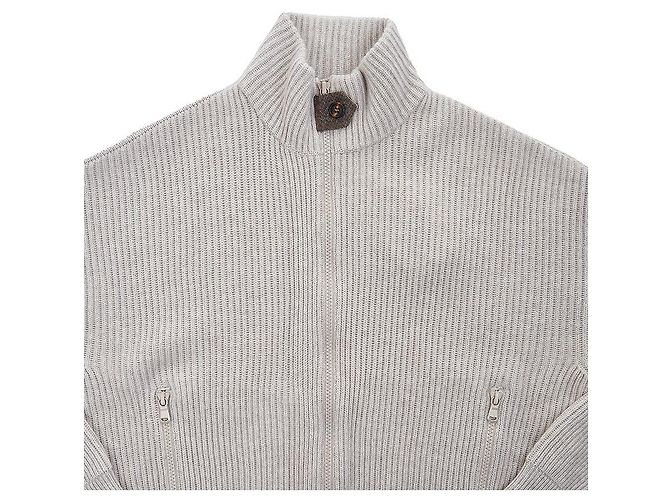 Brunello Cucinelli Kaschmir-Strick für Damen Silber - Ansicht 3